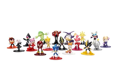 Jada Sonic Series 2 Nano Metalfigs – 18-Pack Die-Cast Figures (Sonic, Shadow, Amy Rose, Rouge)