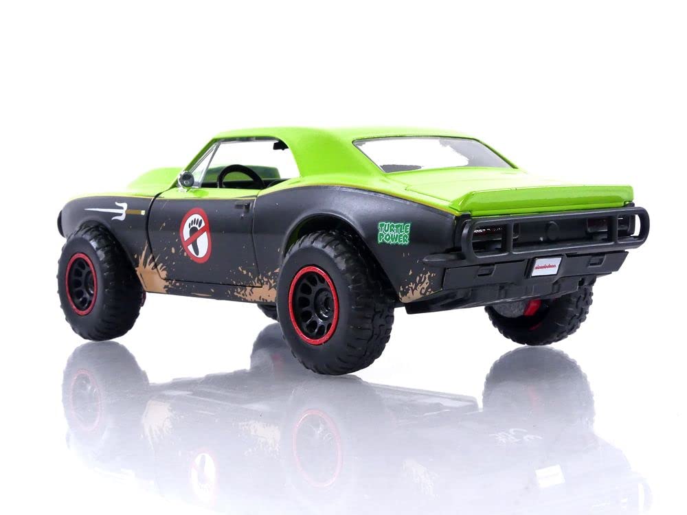 Jada TMNT 1967 Chevy Camaro Die-Cast Car & Raphael Figure – Collectible Toy