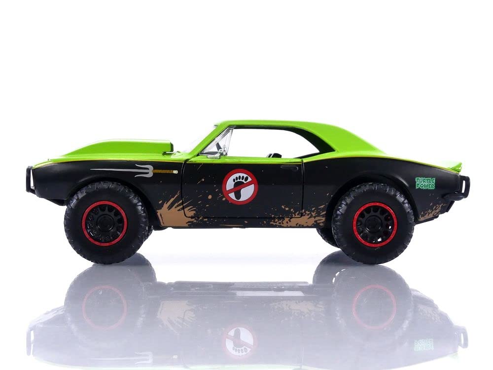 Jada TMNT 1967 Chevy Camaro Die-Cast Car & Raphael Figure – Collectible Toy