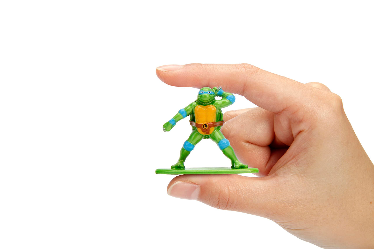 Jada TMNT Turtle Lair Nano Scene with 1.65-inch Die-Cast Figures | Collectible Toys