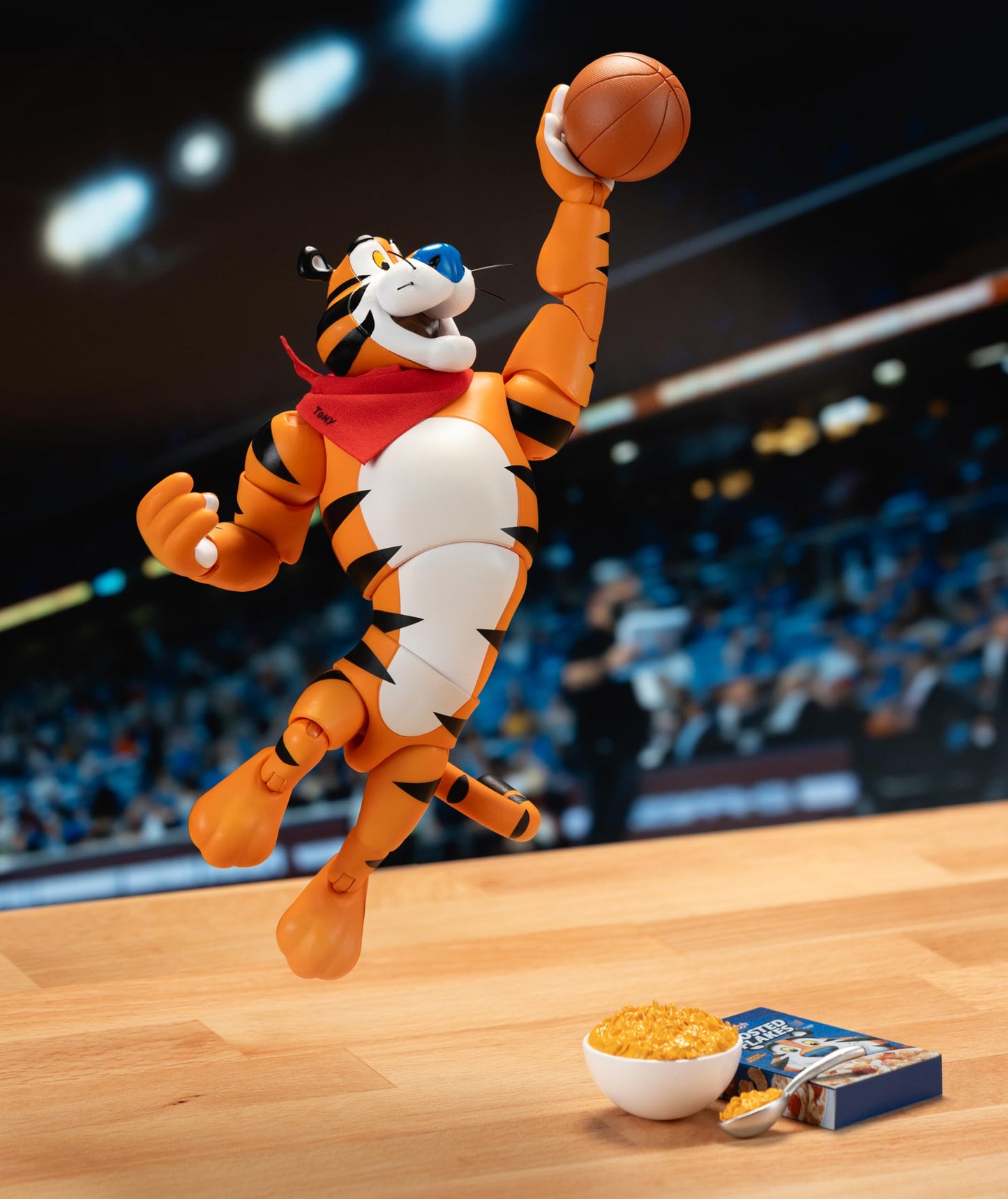 Jada Tony the Tiger 6-Inch Action Figure | 1:12 Scale Collectible with Exclusive Frosted Flakes Packaging
