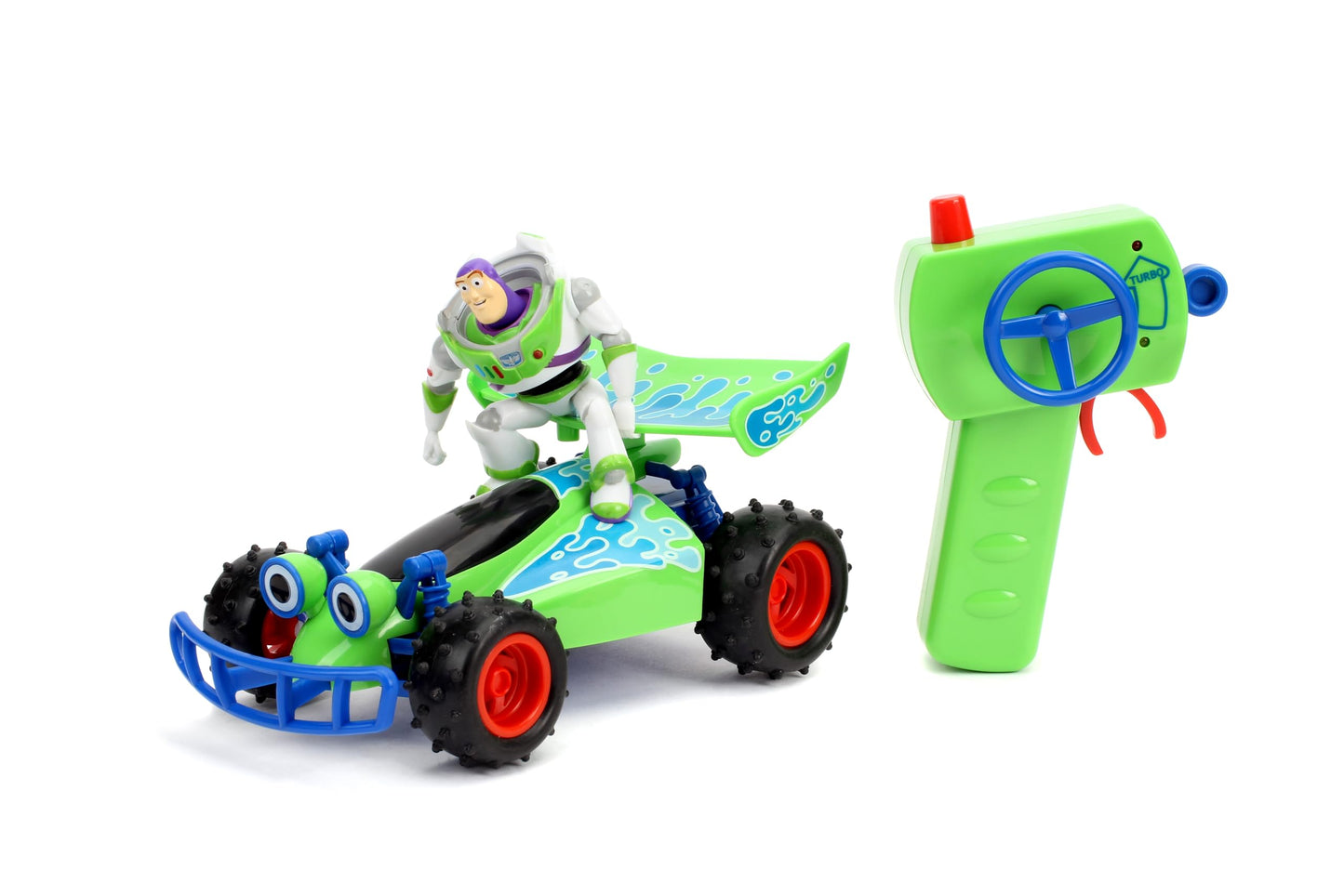 Jada Toy Story Turbo Buggy RC Buzz Lightyear 1:24 Scale – 2.4GHz USB Rechargeable
