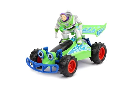 Jada Toy Story Turbo Buggy RC Buzz Lightyear 1:24 Scale – 2.4GHz USB Rechargeable