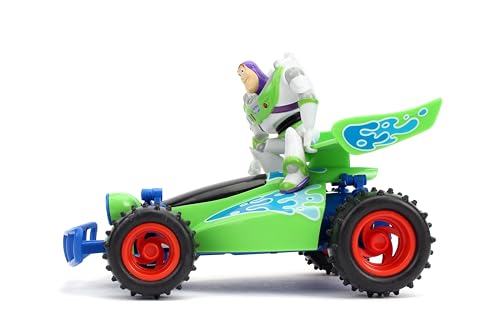Jada Toy Story Turbo Buggy RC Buzz Lightyear 1:24 Scale – 2.4GHz USB Rechargeable