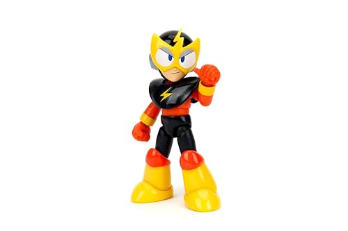 Jada Toys Mega Man Elec Man 1:12 Scale Figure – Wave 2, 15+ Articulations, Lightning Bolt Accessory