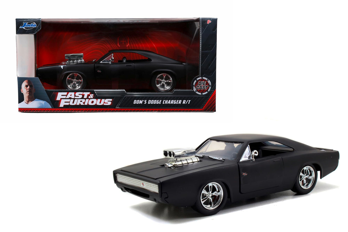 Jada Toys Furious 7 1970 Dodge Charger – 1:24 Die-Cast with Opening Doors