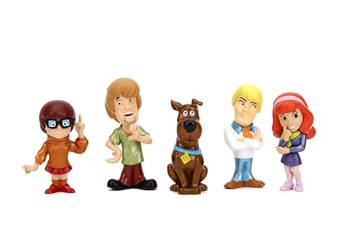 Jada Toys MetalFigs 2.5-Inch Scooby-Doo 5-Pack – Shaggy, Scooby, Daphne, Velma & Fred – Die-Cast Collectibles