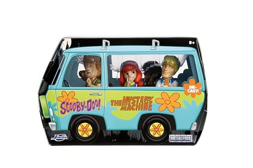 Jada Toys MetalFigs 2.5-Inch Scooby-Doo 5-Pack – Shaggy, Scooby, Daphne, Velma & Fred – Die-Cast Collectibles