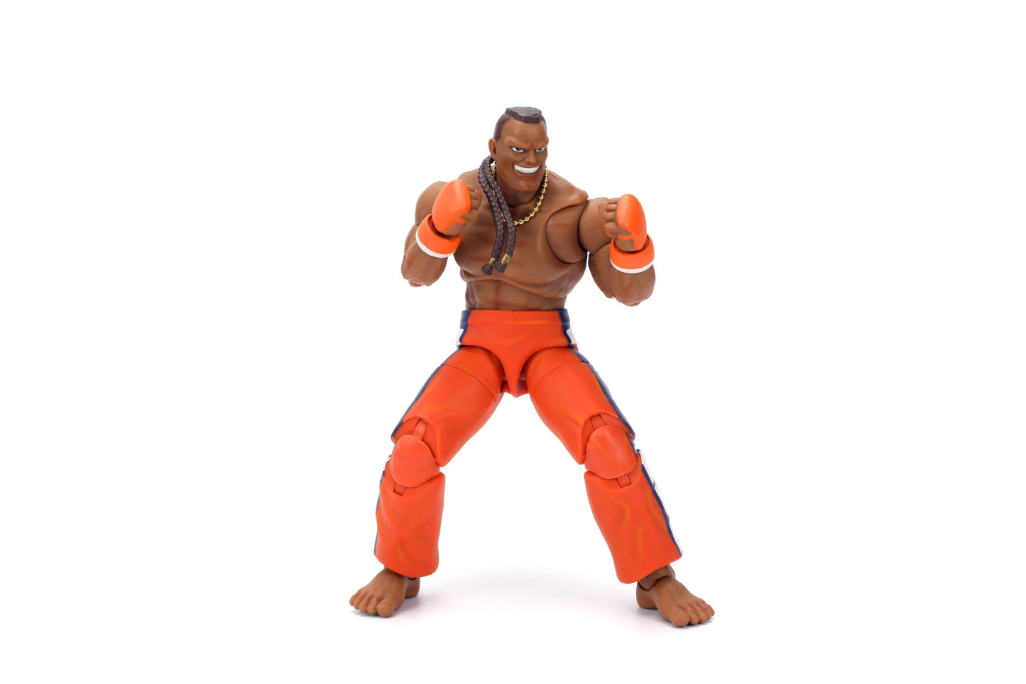 Jada Toys Street Fighter II Dee Jay Action Figure Wave 3 – 1:12 Scale, 6-inch Tall, Interchangeable Heads & Accessories