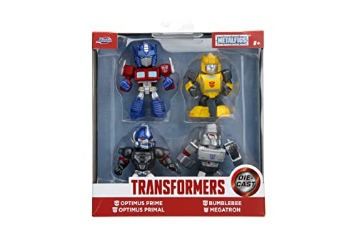 Jada Transformers 2.5\" Metalfigs 4-Pack – Collectible Die-Cast Figures