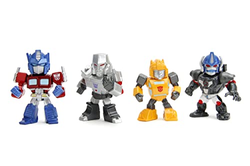 Jada Transformers 2.5\" Metalfigs 4-Pack – Collectible Die-Cast Figures