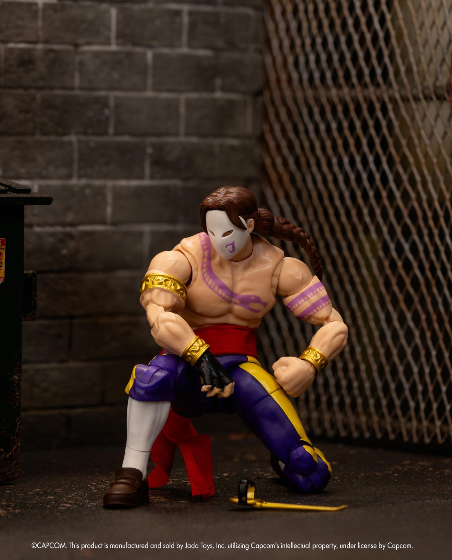 Jada Street Fighter II Vega (Wave 4) 1:12 Scale Action Figure – 6-inch Tall, Interchangeable Heads, Hands & Claw