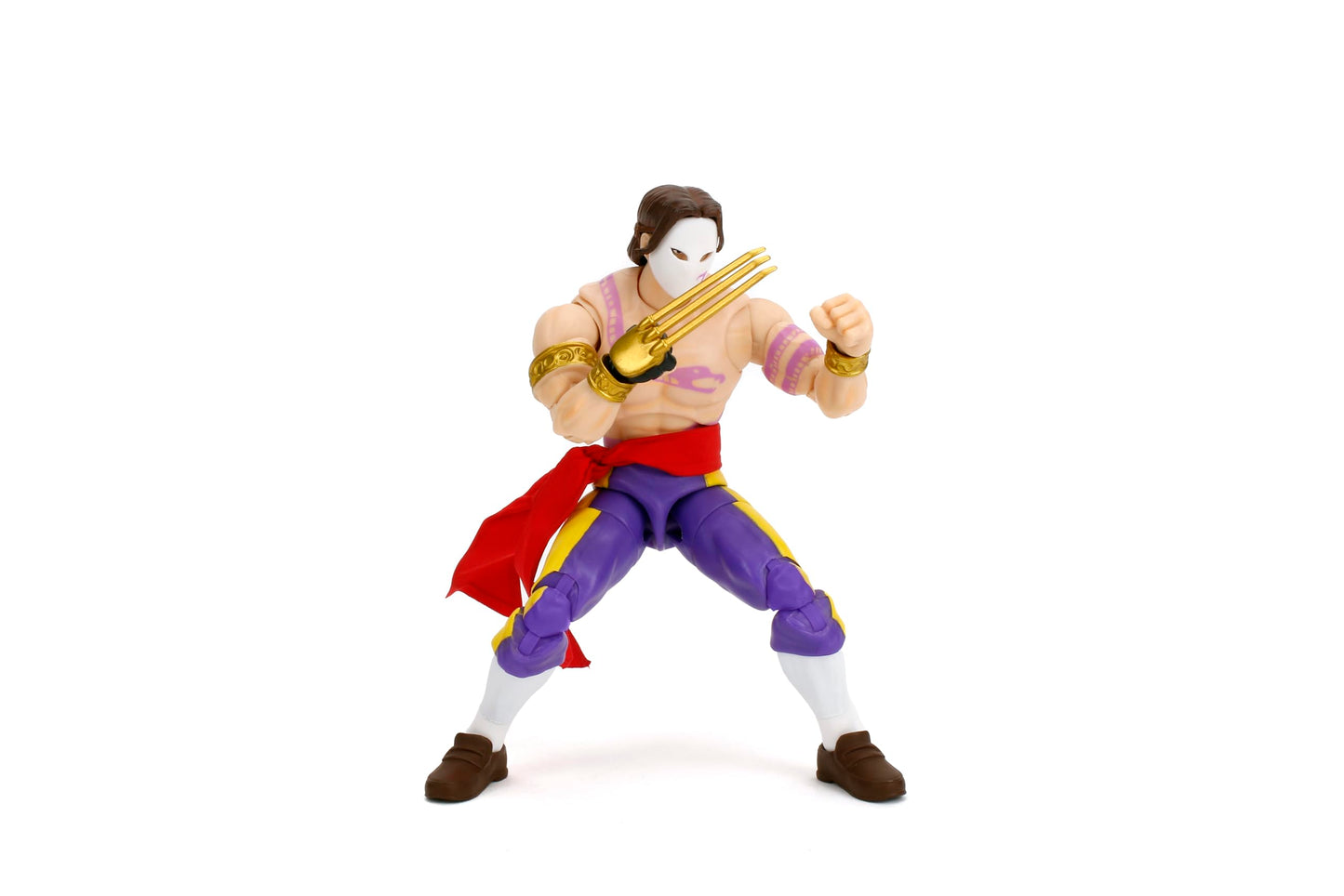 Jada Street Fighter II Vega (Wave 4) 1:12 Scale Action Figure – 6-inch Tall, Interchangeable Heads, Hands & Claw