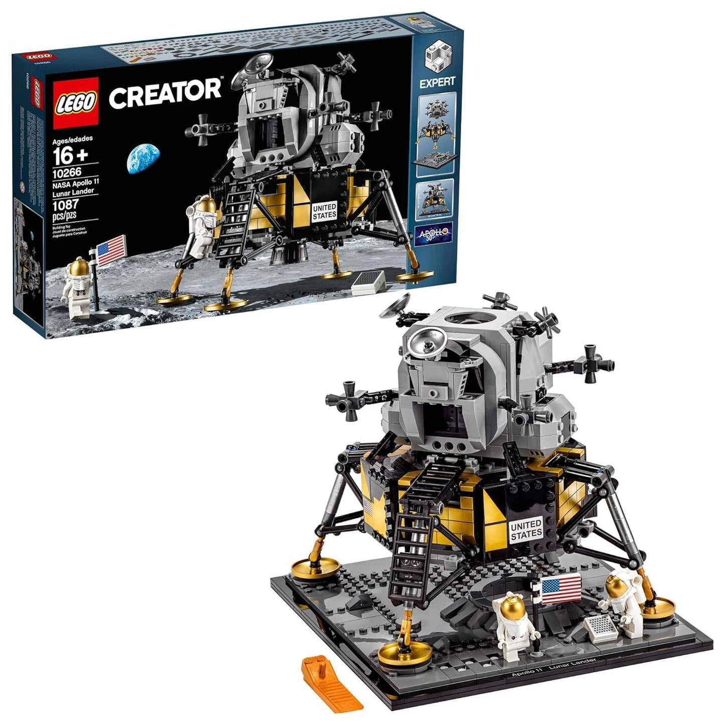 JAIMAN TOYS: LEGO Creator Expert 10266 Apollo 11 Lunar Lander – 1,087 Pieces