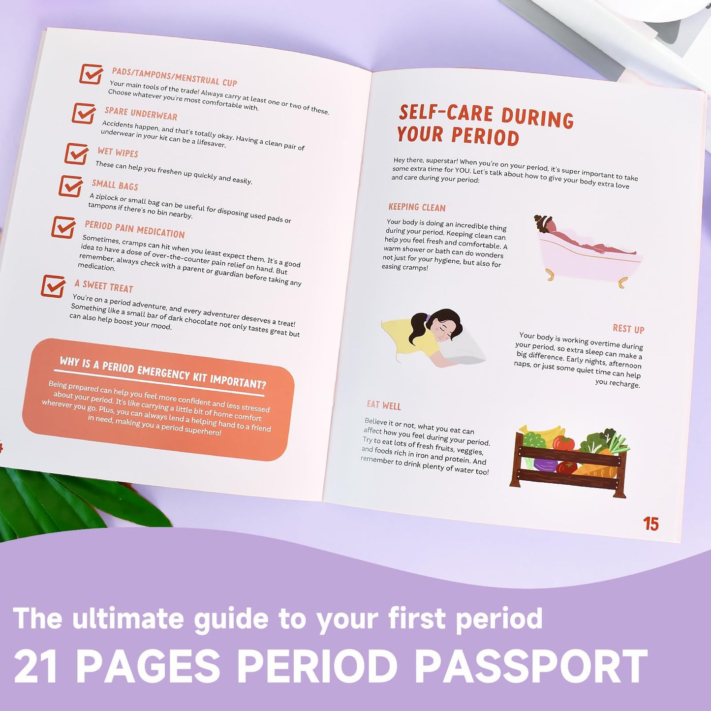 JAJOAGIA First Period Kit for Girls 9–12 | Comfort, Confidence & Essentials