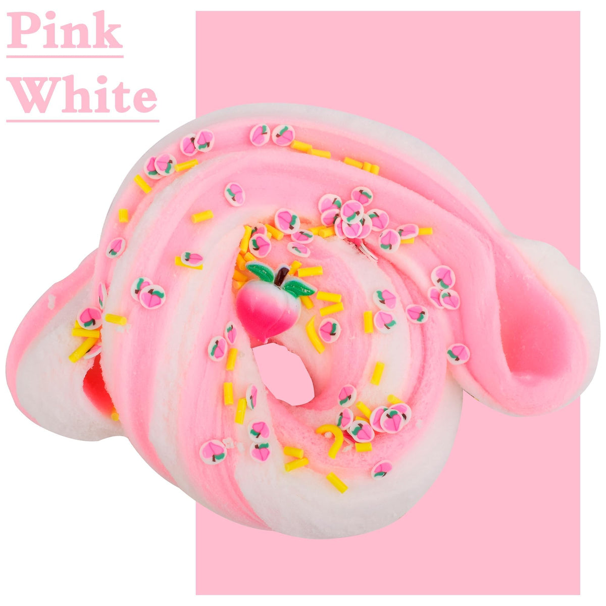 Jajskuwa 2 Pack Cloud Slime Kit — Blue Cake Slime with Pink Charms | DIY Sensory Toy for Kids