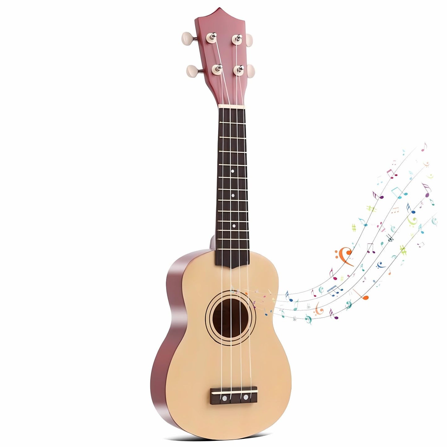 Jakeloo 21-Inch Wooden Kids Acoustic Guitar – Ideal Gift for 3–9 Year Olds