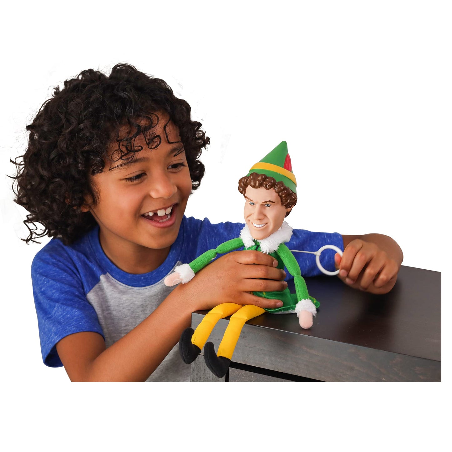 Jakks Pacific Buddy the Elf Talking Plush – 12-Inch Elf with 15 Classic Movie Quotes