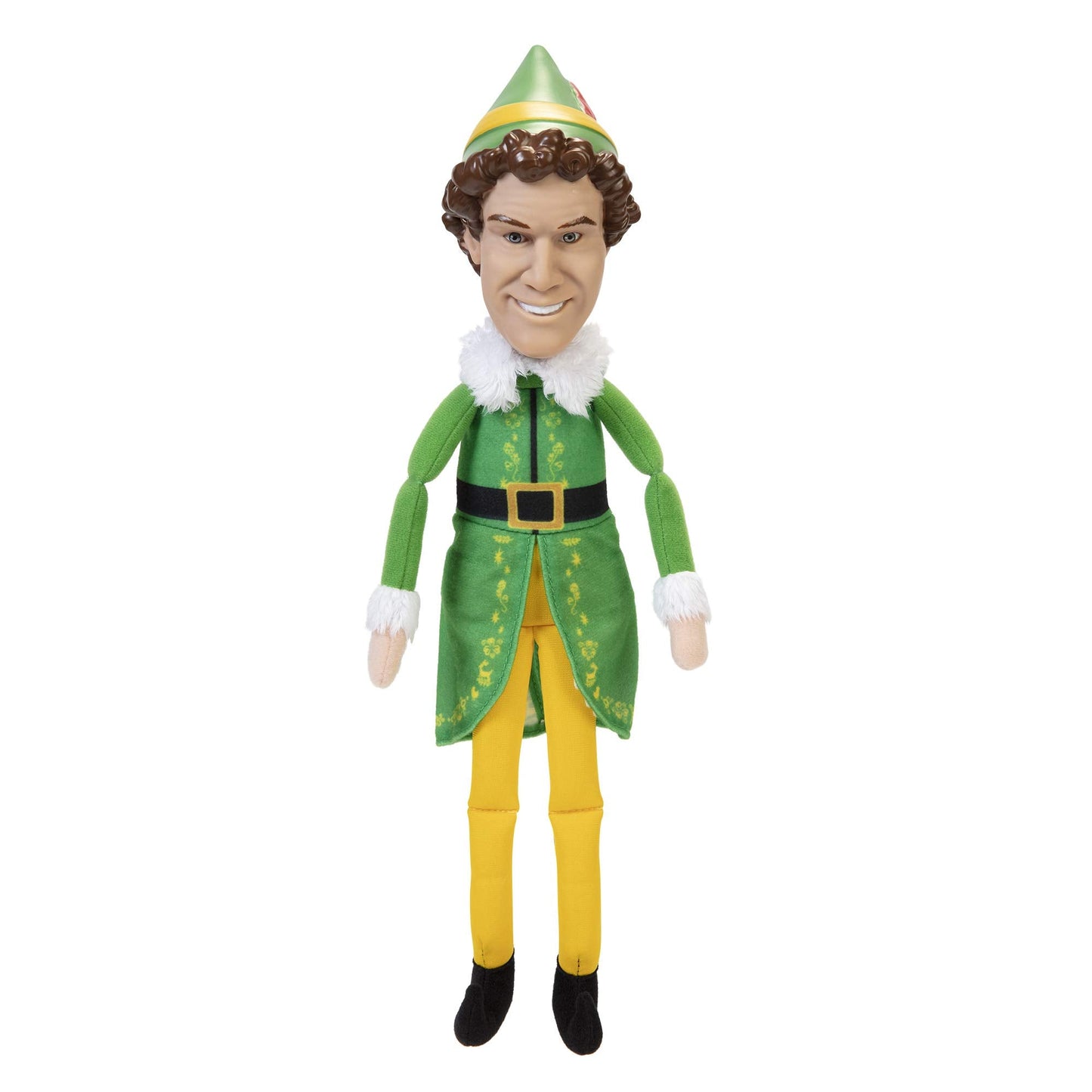 Jakks Pacific Buddy the Elf Talking Plush – 12-Inch Elf with 15 Classic Movie Quotes