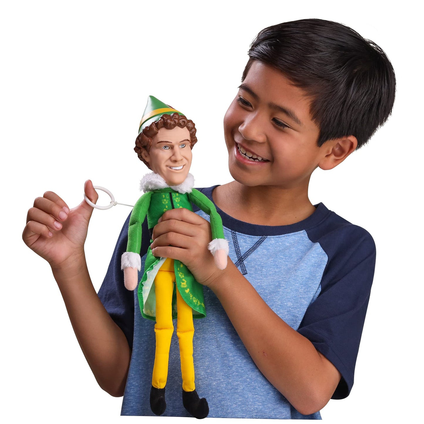 Jakks Pacific Buddy the Elf Talking Plush – 12-Inch Elf with 15 Classic Movie Quotes