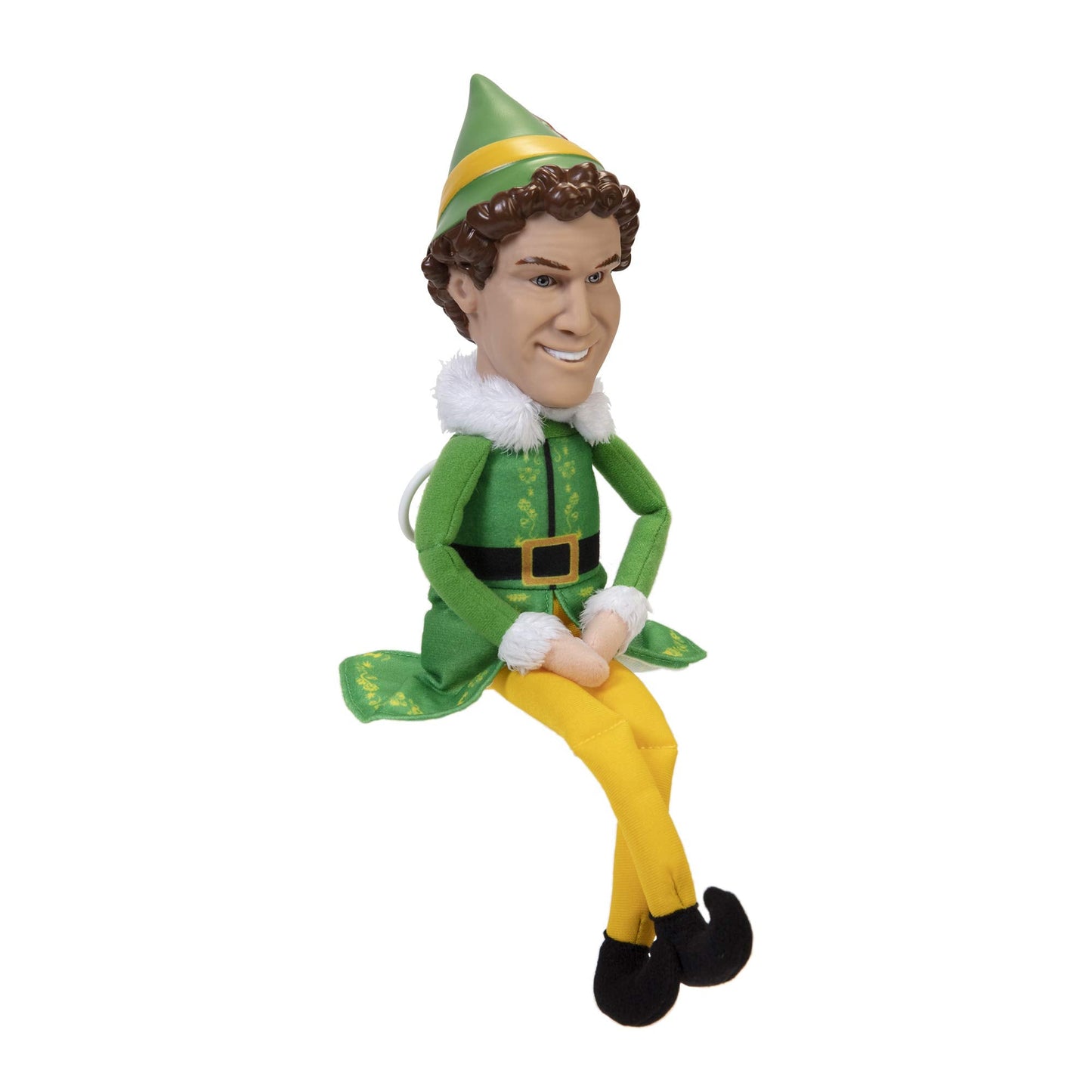 Jakks Pacific Buddy the Elf Talking Plush – 12-Inch Elf with 15 Classic Movie Quotes