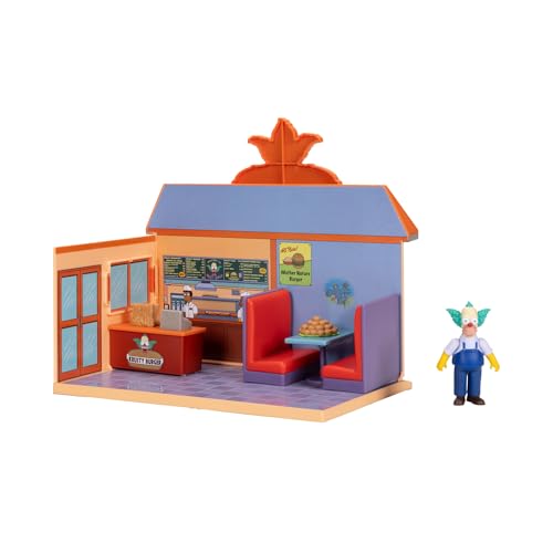 The Simpsons Krusty Burger Diorama Playset with Krusty Figure | JAKKS Pacific