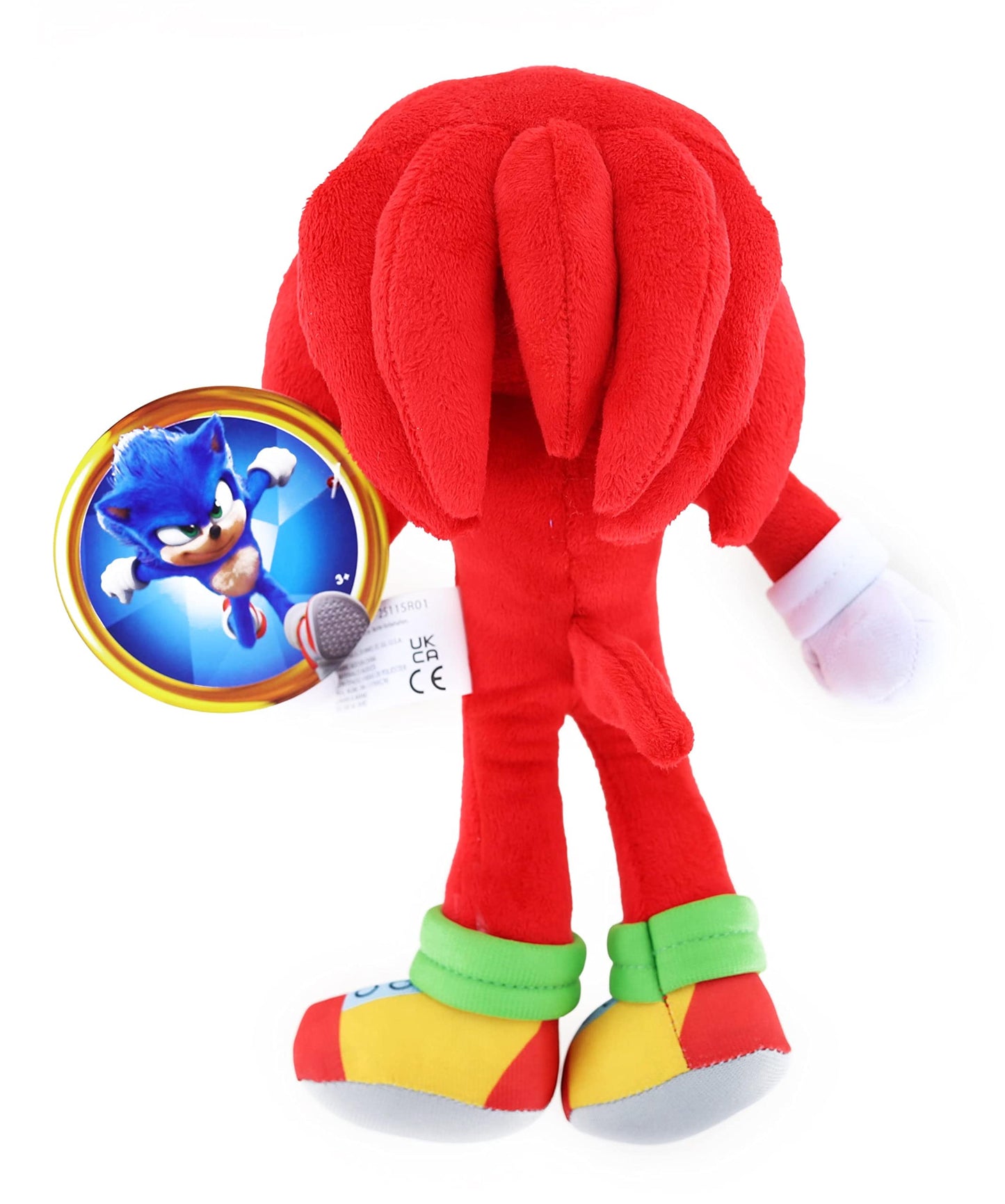 Sonic The Hedgehog 2 Movie 9inch Knuckles Plush Figure - JAKKS Pacific