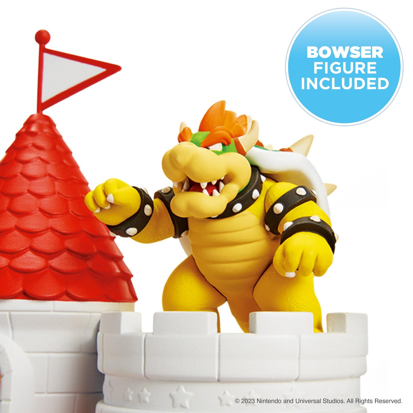 Super Mario Mushroom Kingdom Castle Wall Display Playset — 9 Figures | JAKKS Pacific