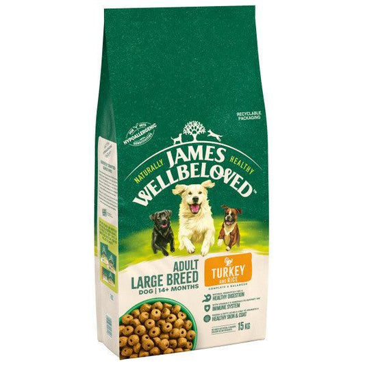 James Wellbeloved Dog Adult Large Turk & Rice