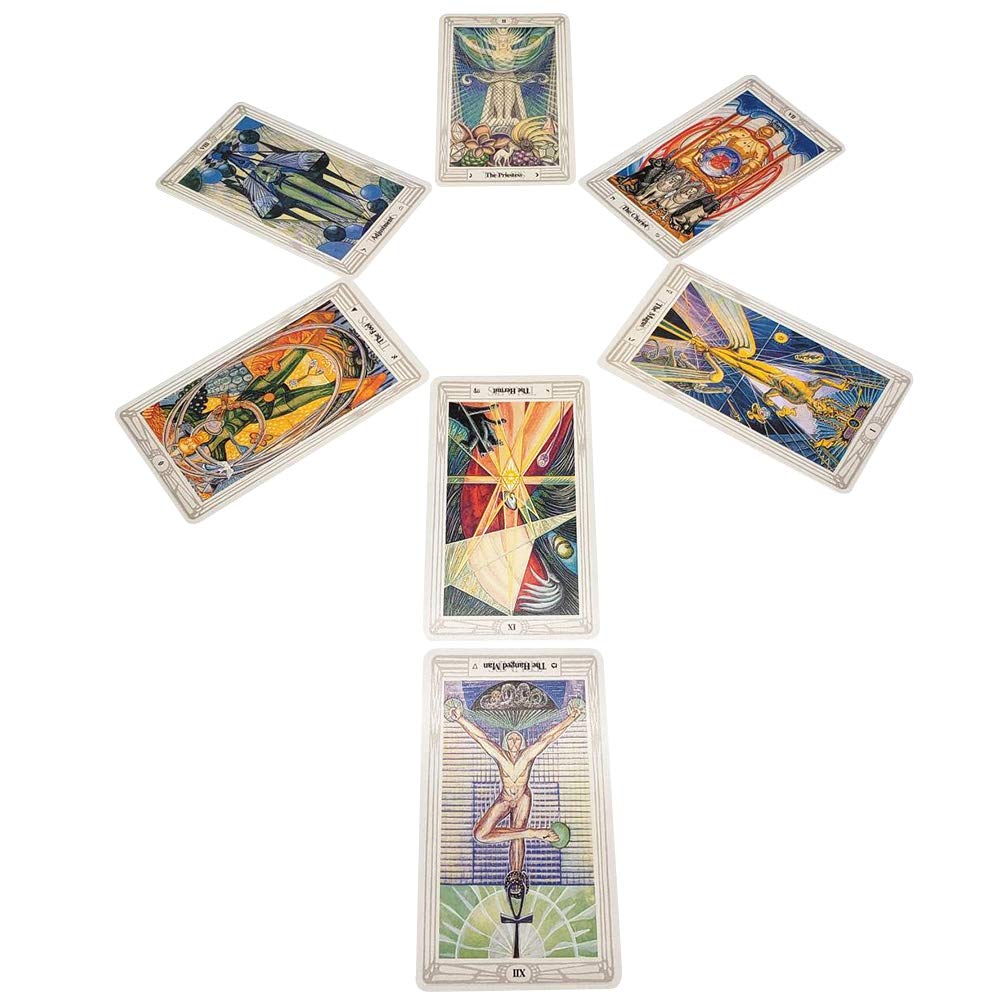Jamron 78-Pcs Tarot Cards Deck Thoth – English Edition | Divination Game