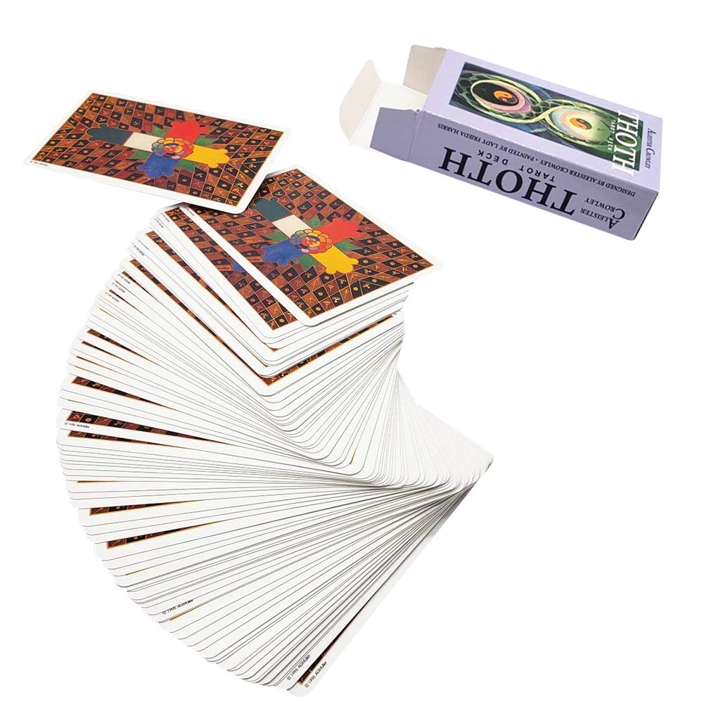 Jamron 78-Pcs Tarot Cards Deck Thoth – English Edition | Divination Game