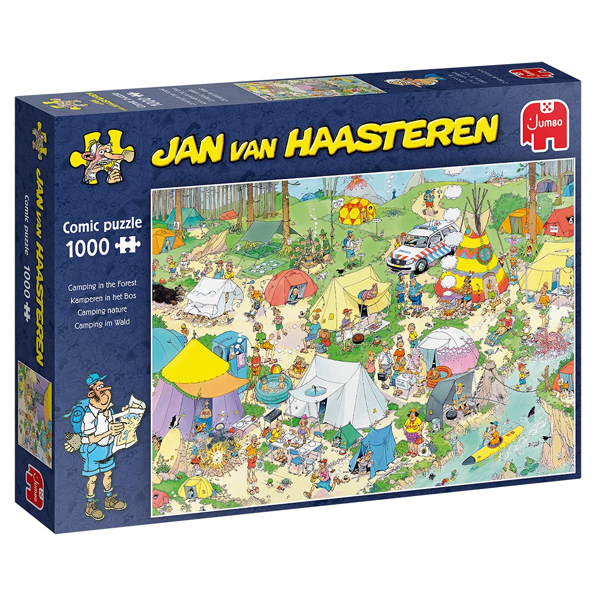 Jan Van Haasteren 19086 Camping in the Forest 1000-Piece Puzzle