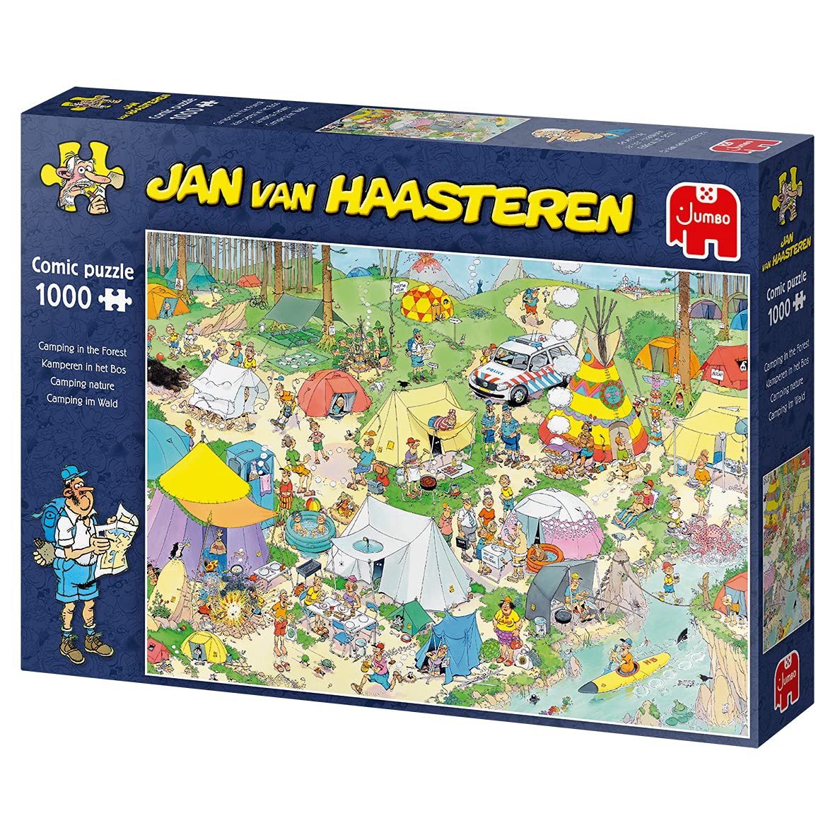 Jan Van Haasteren 19086 Camping in the Forest 1000-Piece Puzzle