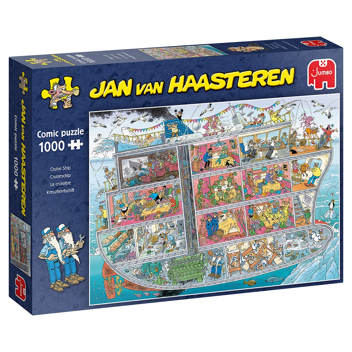 Jan van Haasteren Cruise Ship 1000-Piece Jigsaw Puzzle – Unique Comic Fun for Adults