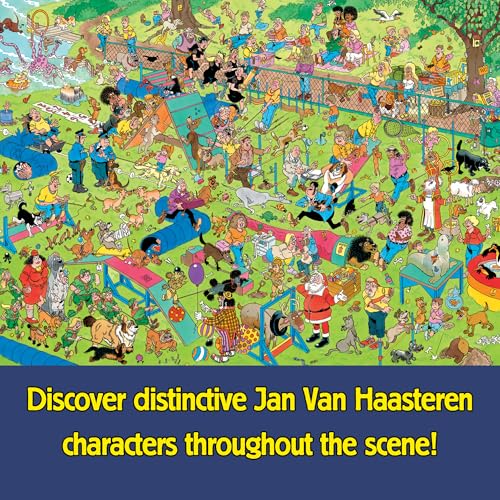 Jan van Haasteren Dog Parkour 1000-Piece Puzzle • 68 x 49 cm • 100% Recycled Cardboard