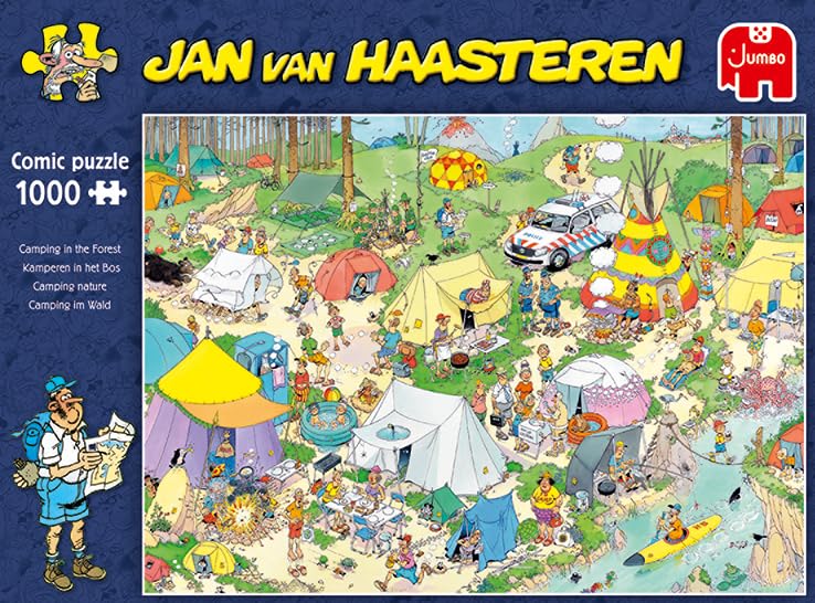 Jan Van Haasteren 19086 Camping in the Forest 1000-Piece Puzzle