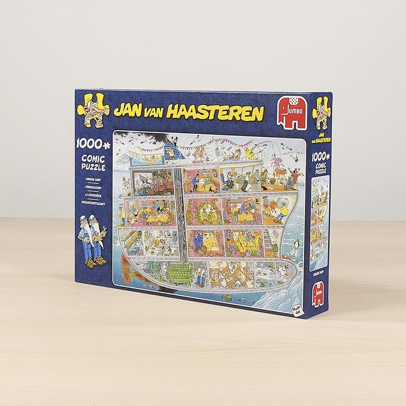 Jan van Haasteren Cruise Ship 1000-Piece Jigsaw Puzzle – Unique Comic Fun for Adults