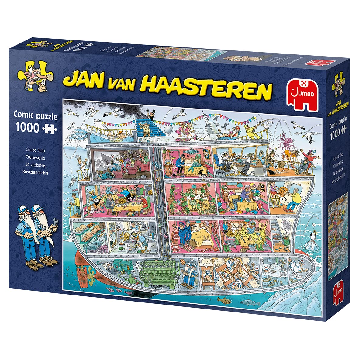Jan van Haasteren Cruise Ship 1000-Piece Jigsaw Puzzle – Unique Comic Fun for Adults