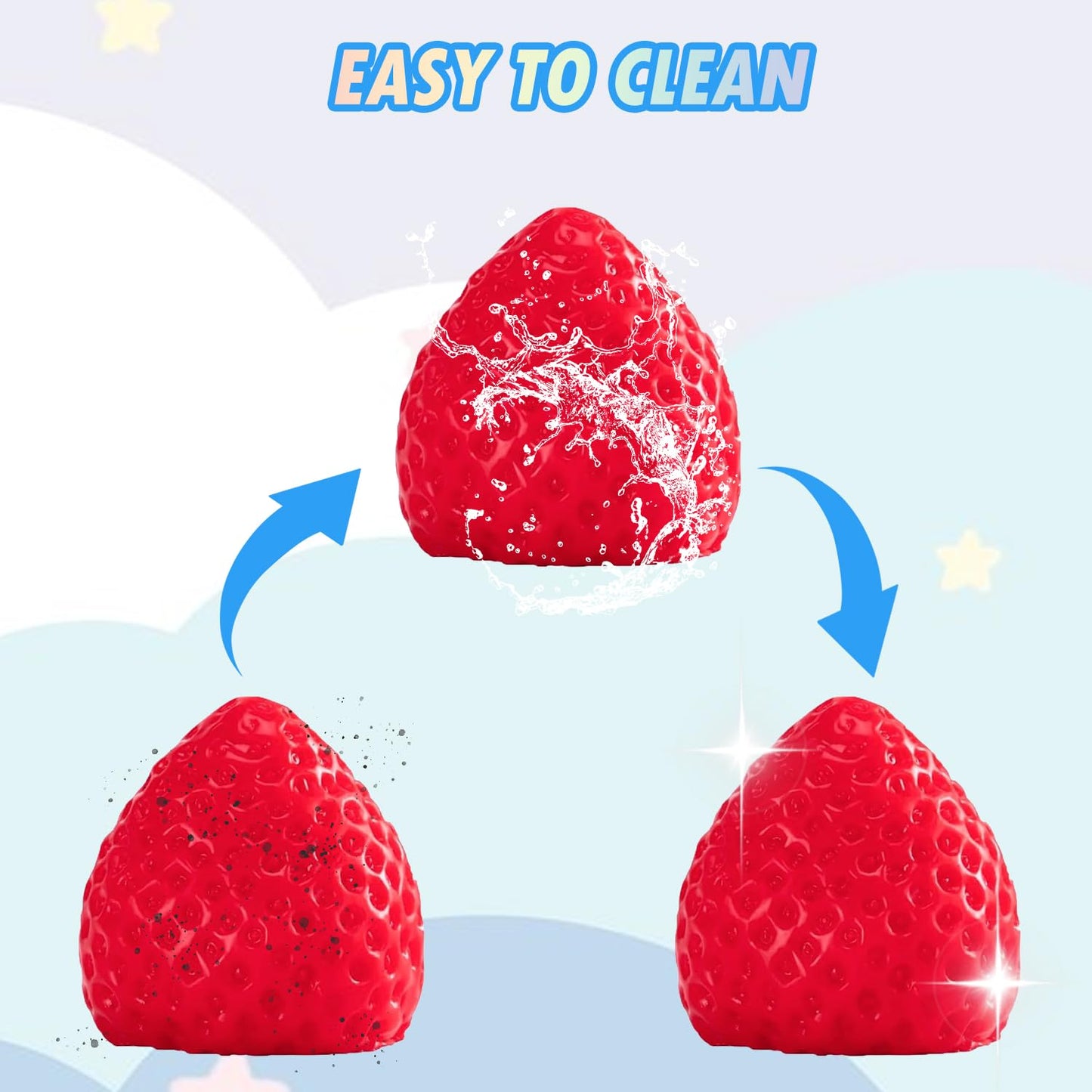 JANESVISSY 8 Pcs Taba Squishies Pack – Colorful Silicone Fidget Toys for Kids & Party Favors