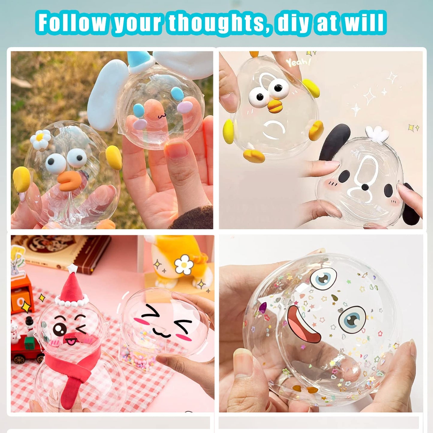 JANESVISSY Nano Tape Bubble Kit – Creative DIY Bubble Craft for Kids 8+, Two Tape Sizes Included