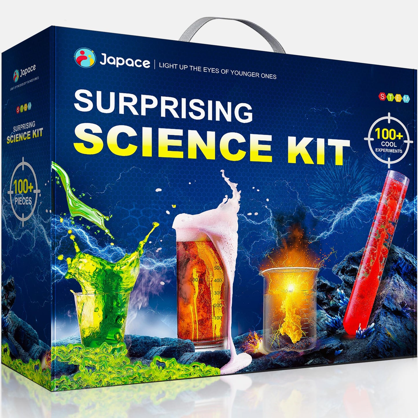 Japace 100+ Experiments Science Kit for Kids | STEM Toys for Boys & Girls