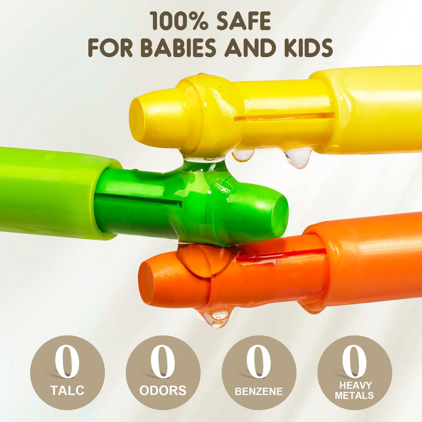Jar Melo Jumbo Washable Crayons – 24 Ultra-Silky, Unbreakable & Easy-Grip for Toddlers