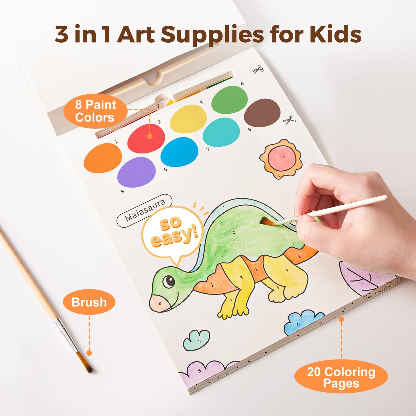 Jar Melo Paint with Water Books for Toddlers | Mess-Free Watercolor Activity for Ages 1-6