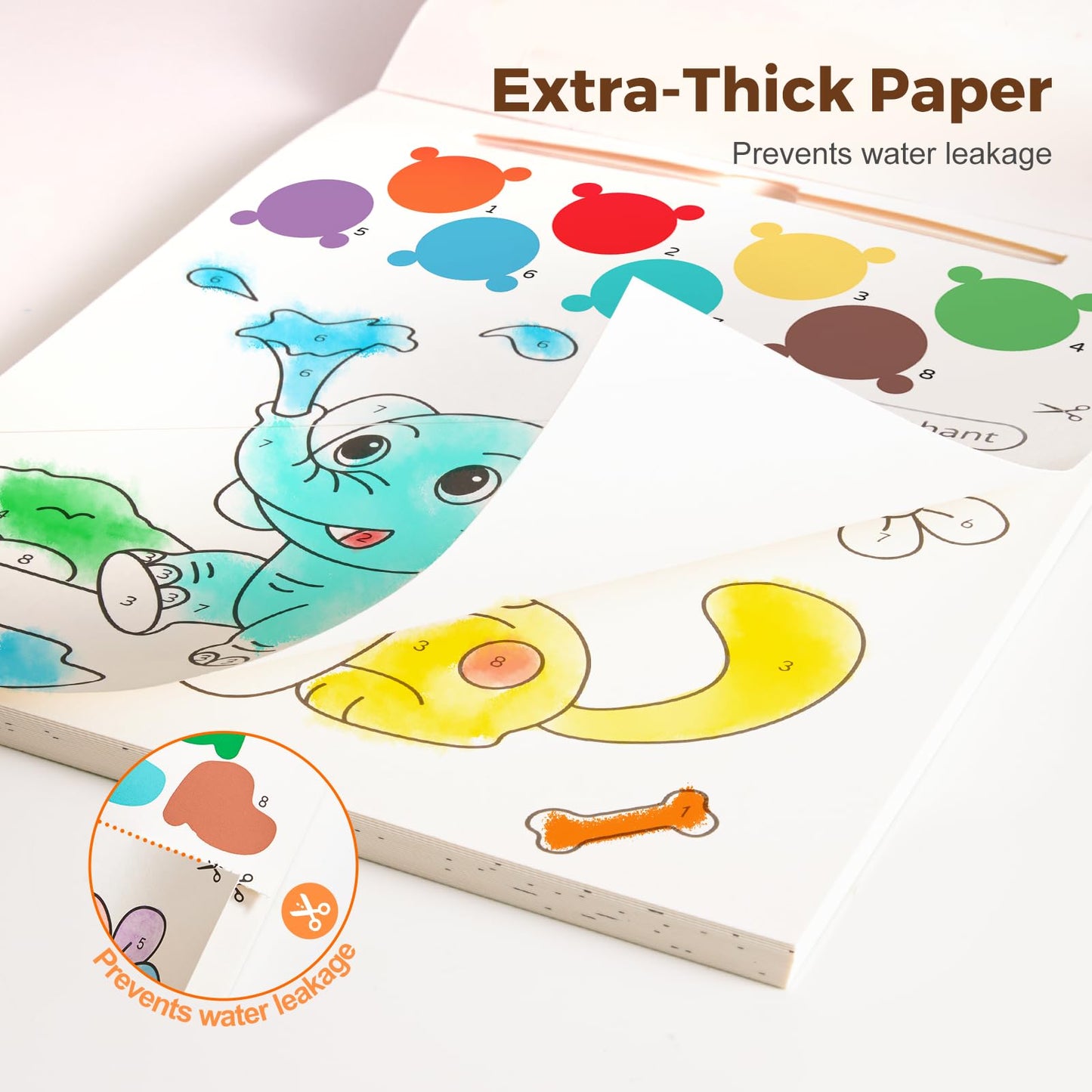 Jar Melo Paint with Water Books for Toddlers – Mess-Free Watercolor Activity for Ages 1-6 | Travel-Friendly