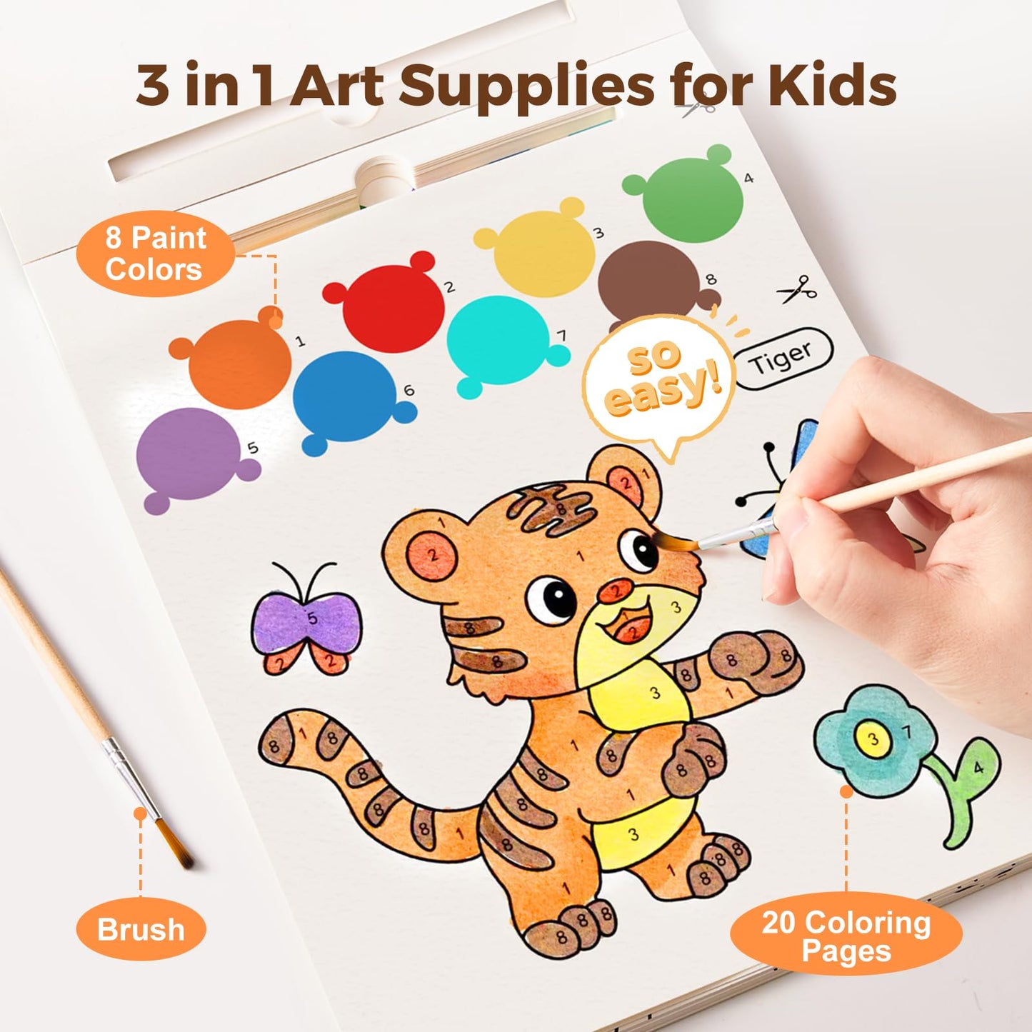 Jar Melo Paint with Water Books for Toddlers – Mess-Free Watercolor Activity for Ages 1-6 | Travel-Friendly