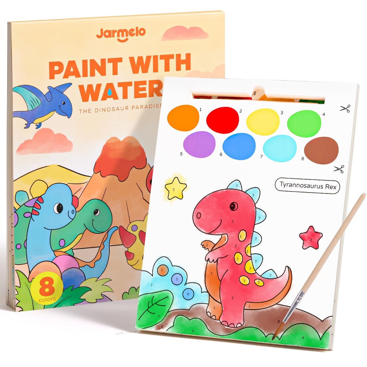 Jar Melo Paint with Water Books for Toddlers | Mess-Free Watercolor Activity for Ages 1-6