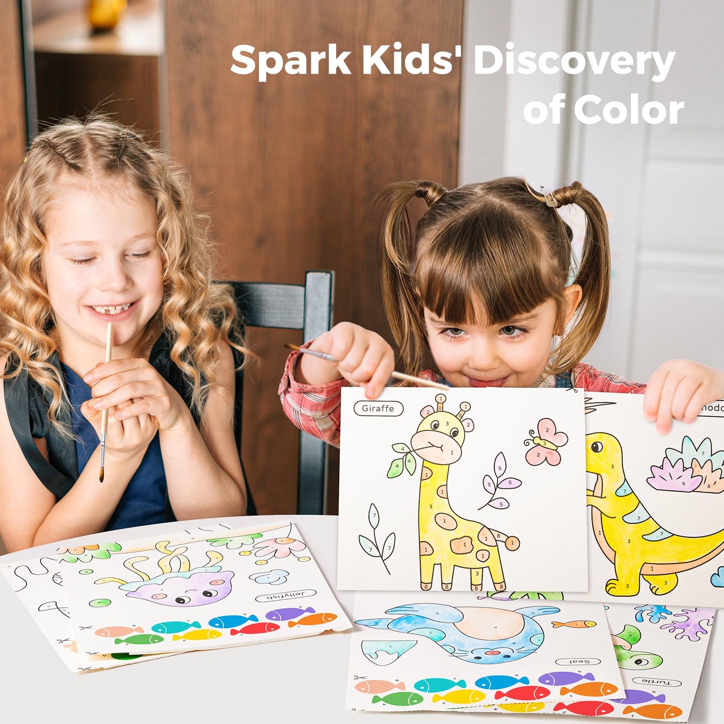 Jar Melo Paint with Water Books for Toddlers | Mess-Free Watercolor Activity for Ages 1-6