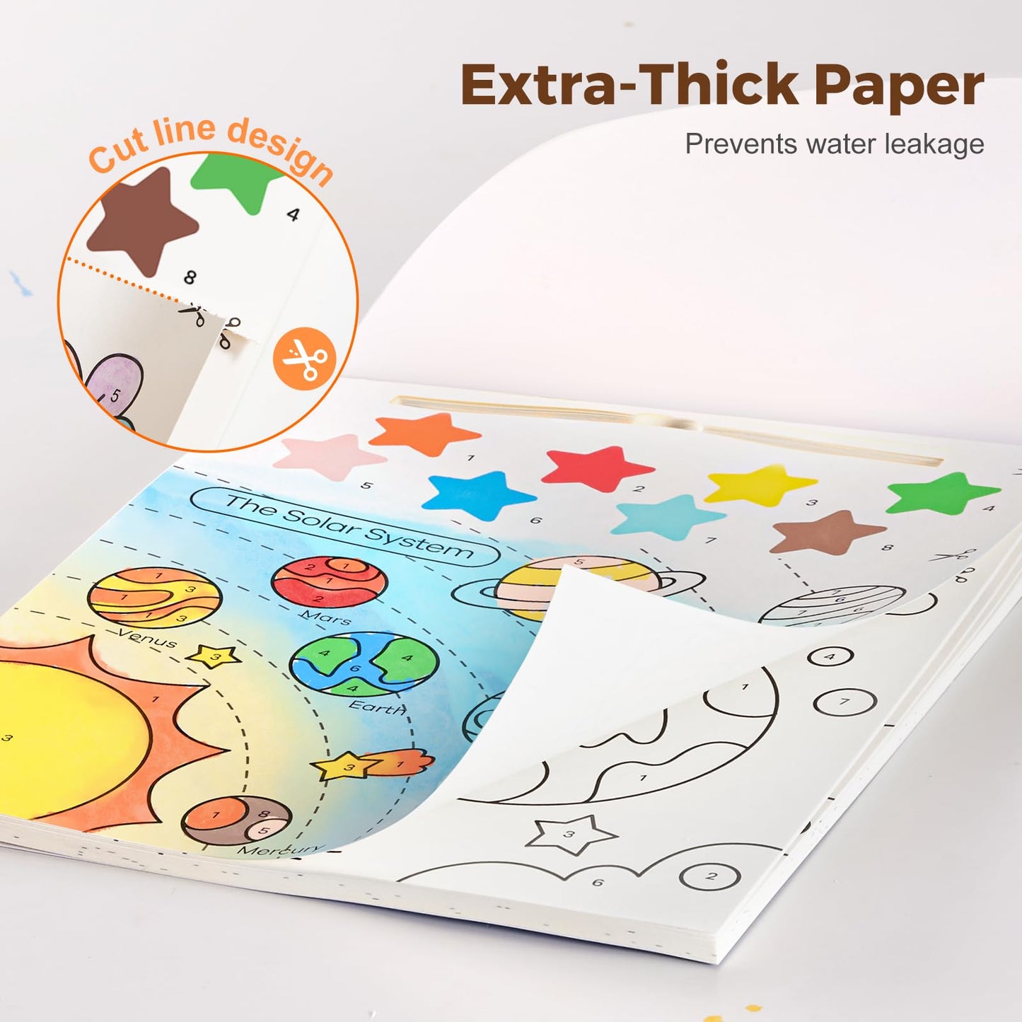 Jar Melo Paint with Water Books – Mess-Free Watercolor for Toddlers & Travel Fun