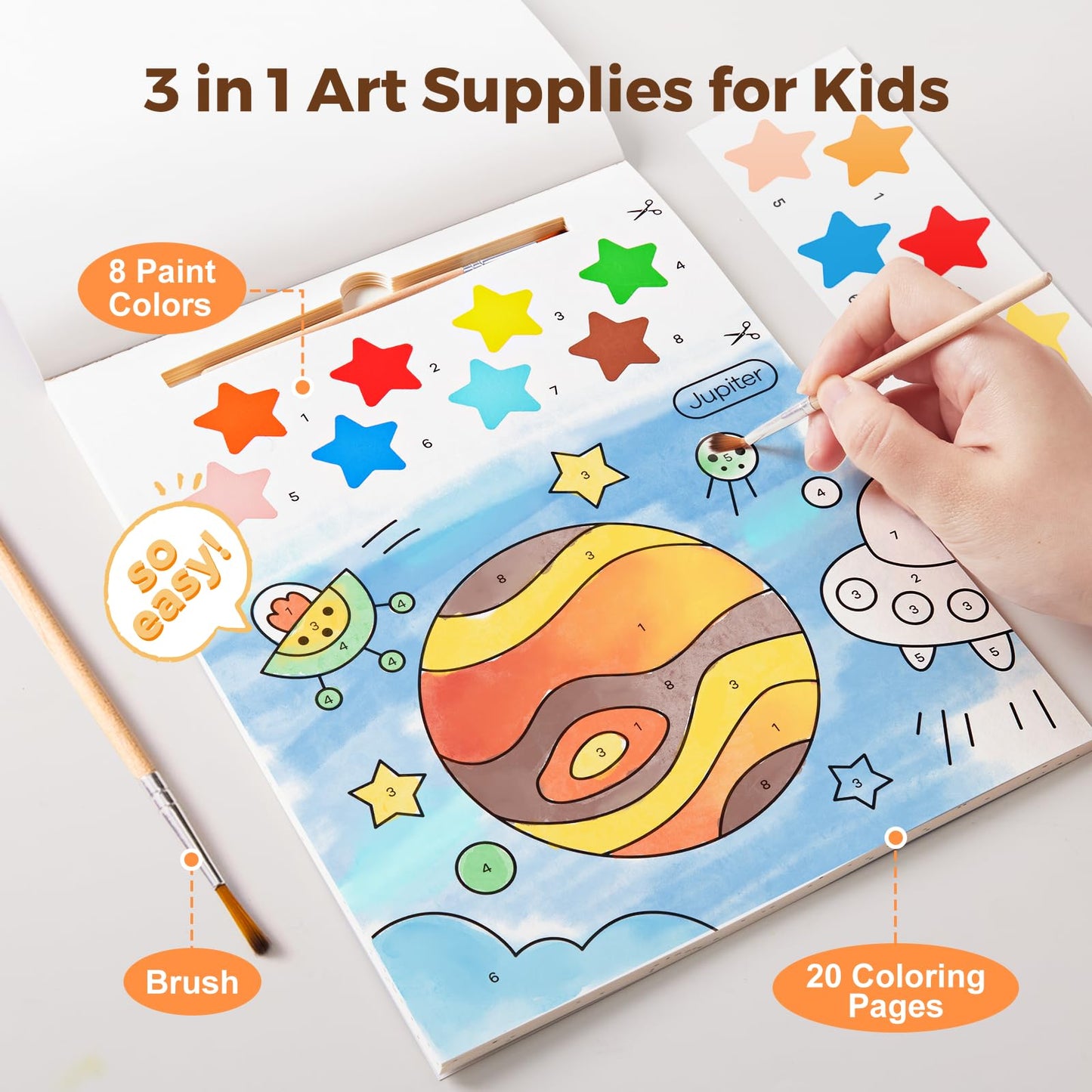 Jar Melo Paint with Water Books – Mess-Free Watercolor for Toddlers & Travel Fun