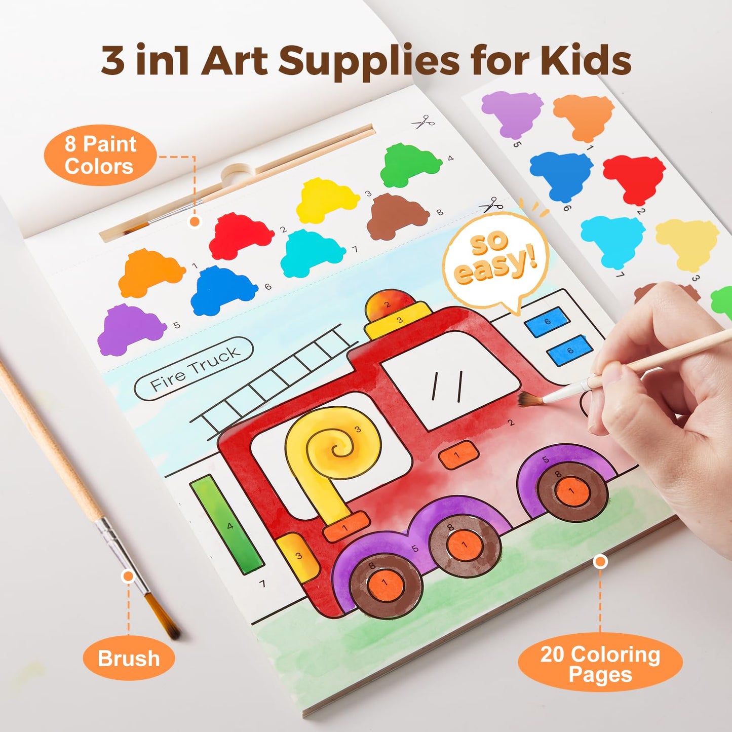 Jar Melo Paint with Water Books for Toddlers – Mess-Free Watercolor Activity Kit